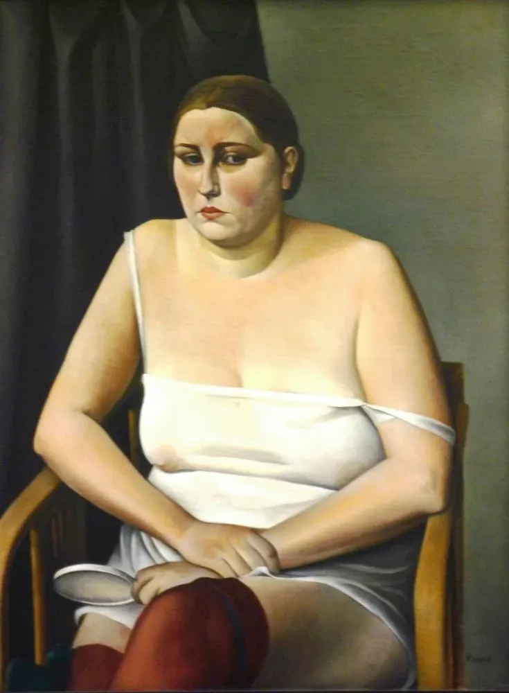 Gemälde Halbakt II - Alexander Kanoldt | Kunstdruck