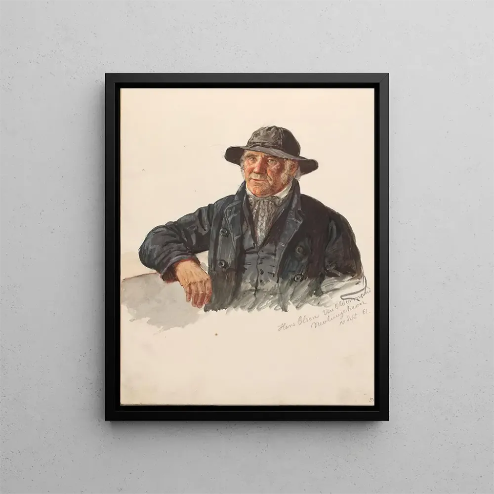 Gemälde Hans Jacob Olsen Nevlunghavn - Adolph Tidemand | Kunstdruck