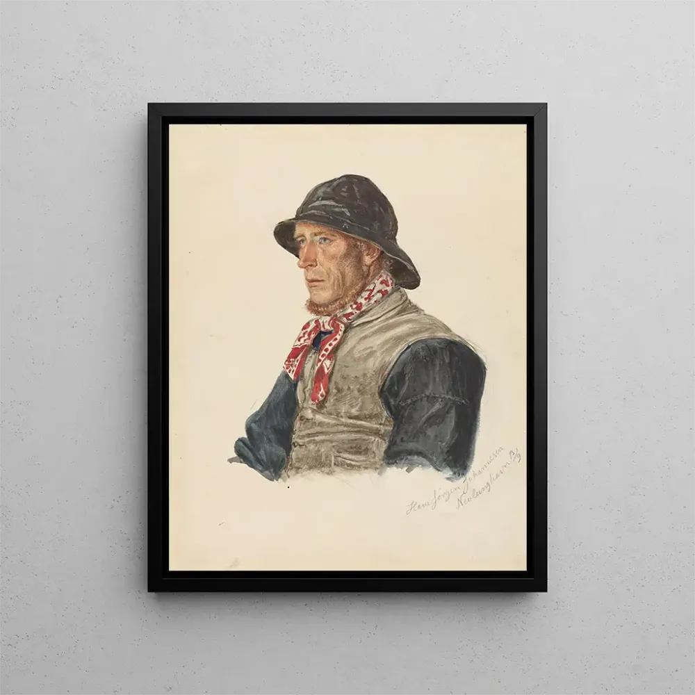 Gemälde Hans Jørgen Johannesen Nevlunghavn - Adolph Tidemand | Kunstdruck