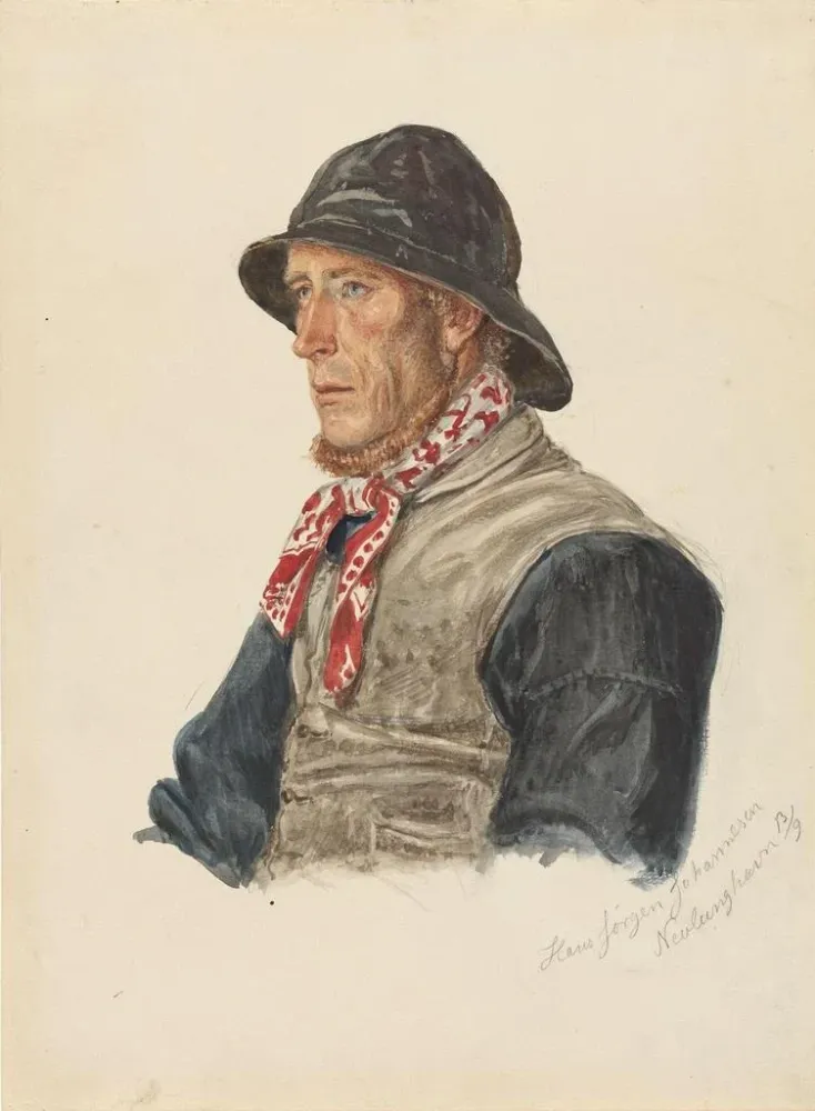 Gemälde Hans Jørgen Johannesen Nevlunghavn - Adolph Tidemand | Kunstdruck