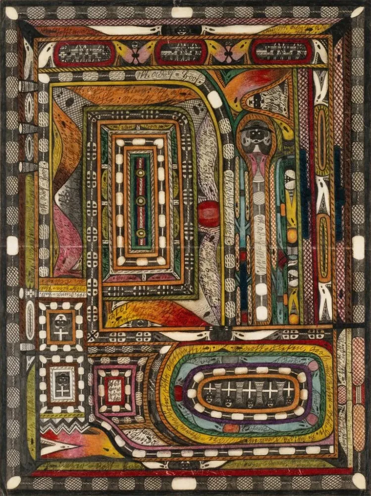 Gemälde HasliThal im Berner Oberland - Adolf Wölfli
