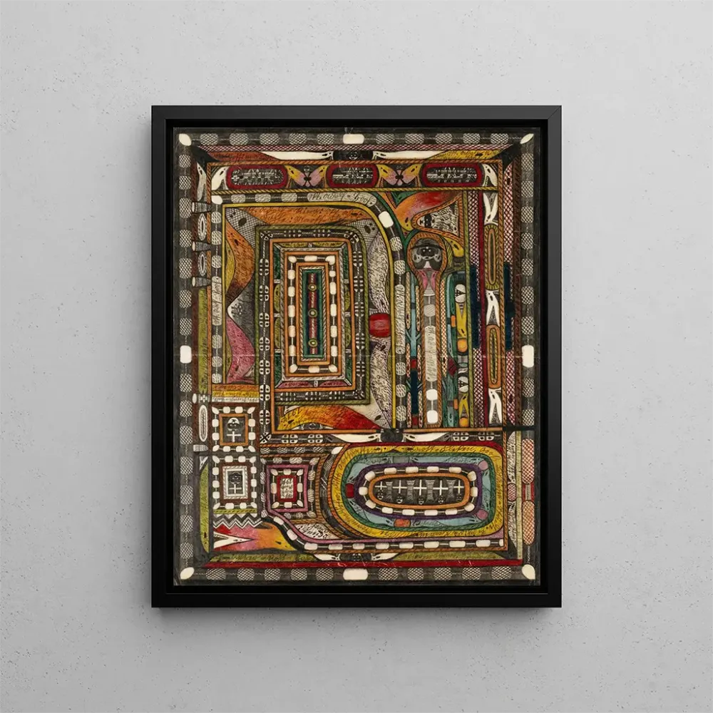 Gemälde HasliThal im Berner Oberland - Adolf Wölfli