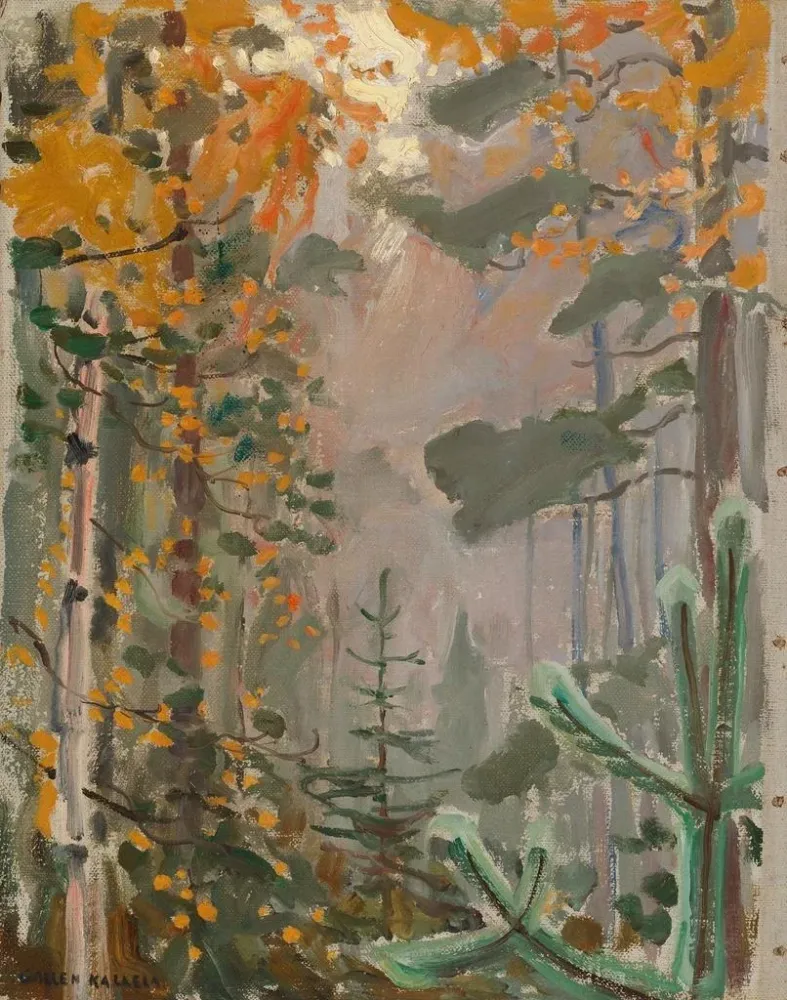 Gemälde Herbstlandschaft - Akseli Gallen-Kallela | Kunstdruck
