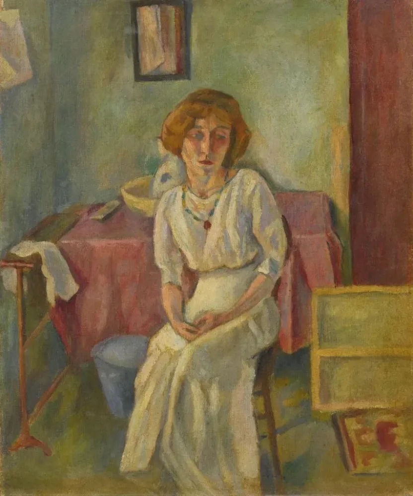 Gemälde Hermine David, l'atelier - Jules Pascin | Kunstdruck