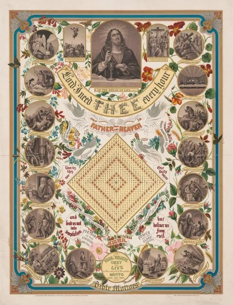 Gemälde Herr, ich brauche dich jede Stunde - Milwaukee Litho Engr Co | Kunstdruck