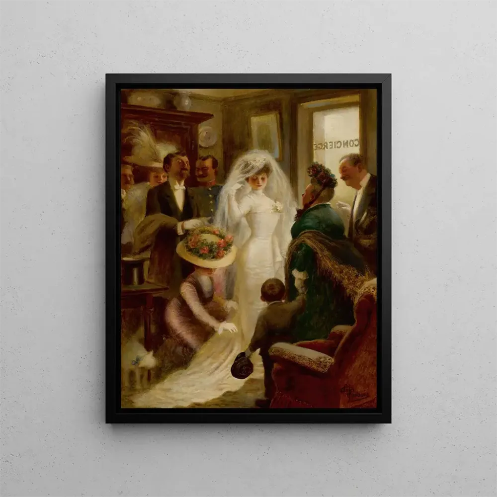 Gemälde Hochzeitstag - Albert Guillaume | Kunstdruck