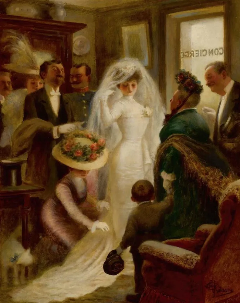 Gemälde Hochzeitstag - Albert Guillaume | Kunstdruck