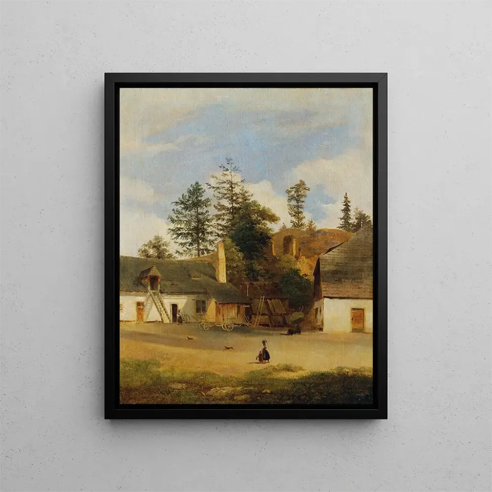 Gemälde Hof - Alexander Trichtl | Kunstdruck