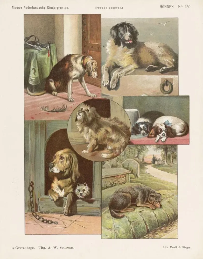 Gemälde Hunde - Emrik Binger | Kunstdruck