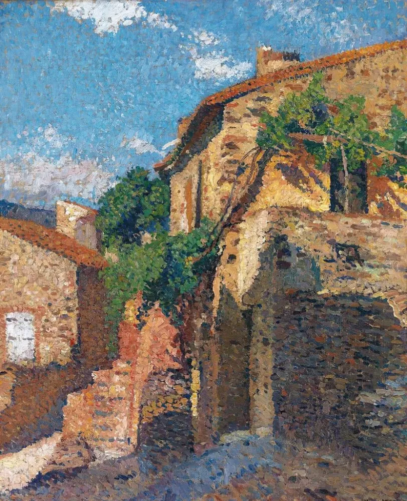 Gemälde Häuser Collioure - Henri Martin | Kunstdruck