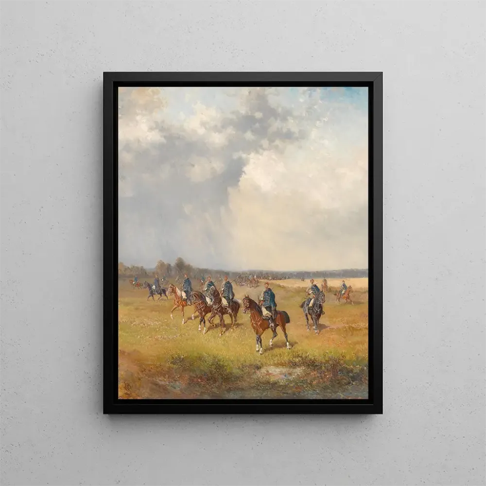 Gemälde Hussards hongrois - Alexander von Bensa | Kunstdruck