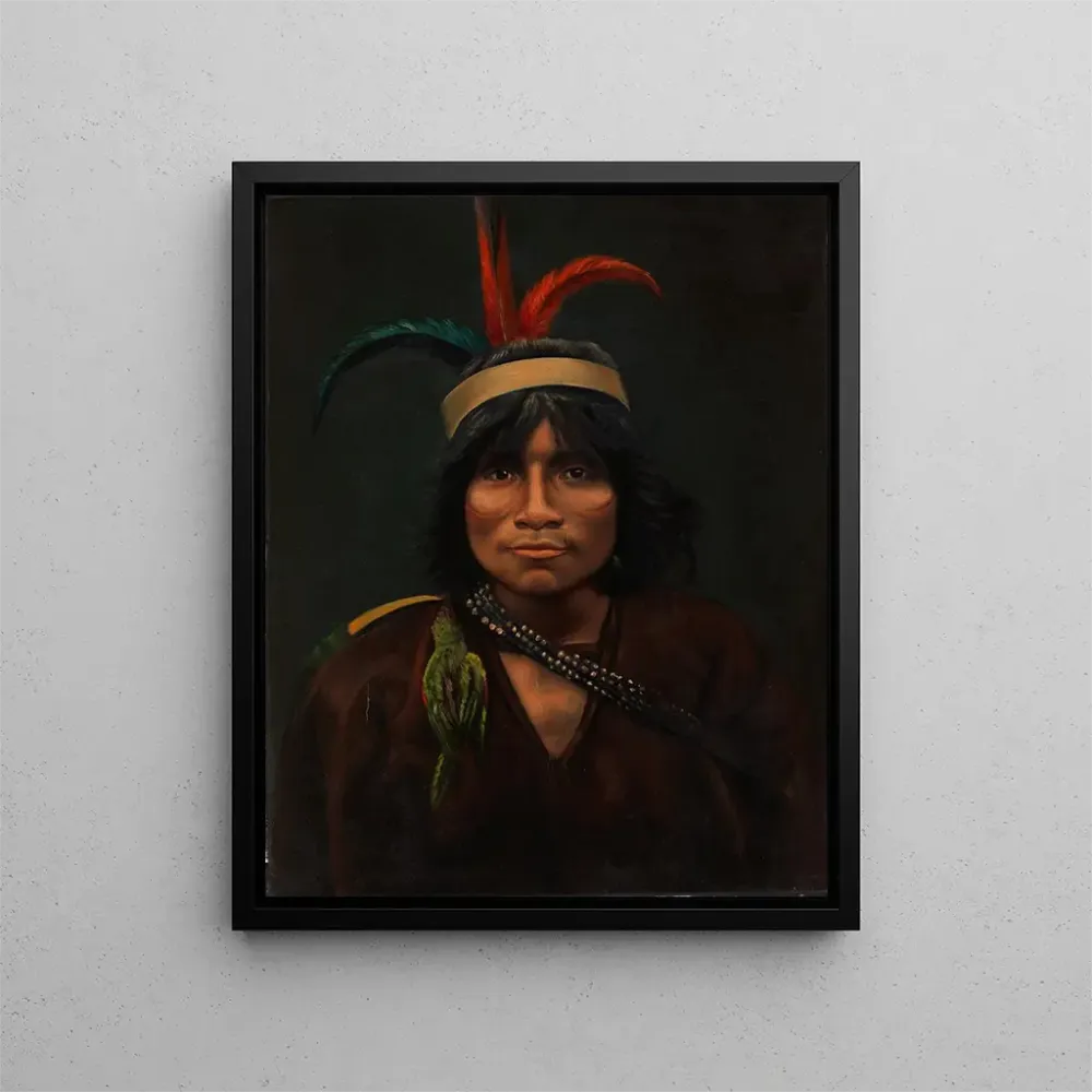 Gemälde Ich bin Indianer - Anonym | Kunstdruck