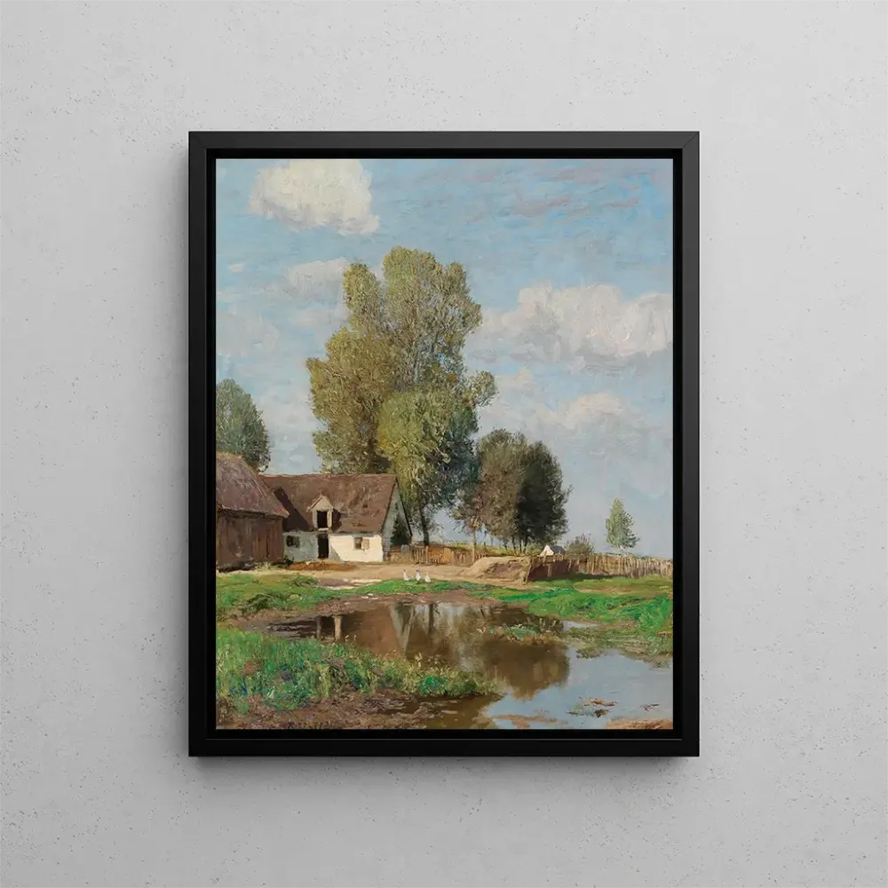 Gemälde Idylle rurale - Alfred Zoff | Kunstdruck
