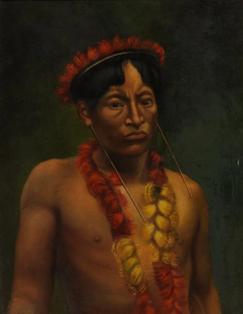 Gemälde Indien Conibo - Anonym | Kunstdruck