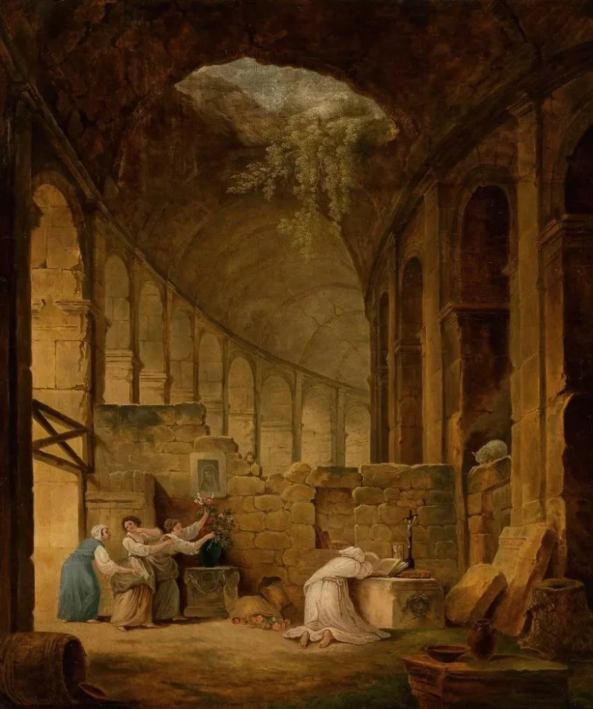 Gemälde Innenansicht des Kolosseums Rom - Aleksandra Potocka | Kunstdruck