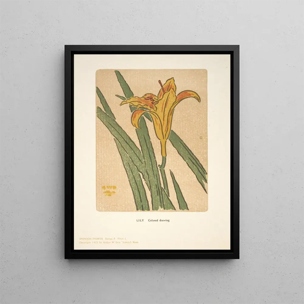 Gemälde Ipswich druckt Lily - Arthur Wesley Dow | Kunstdruck