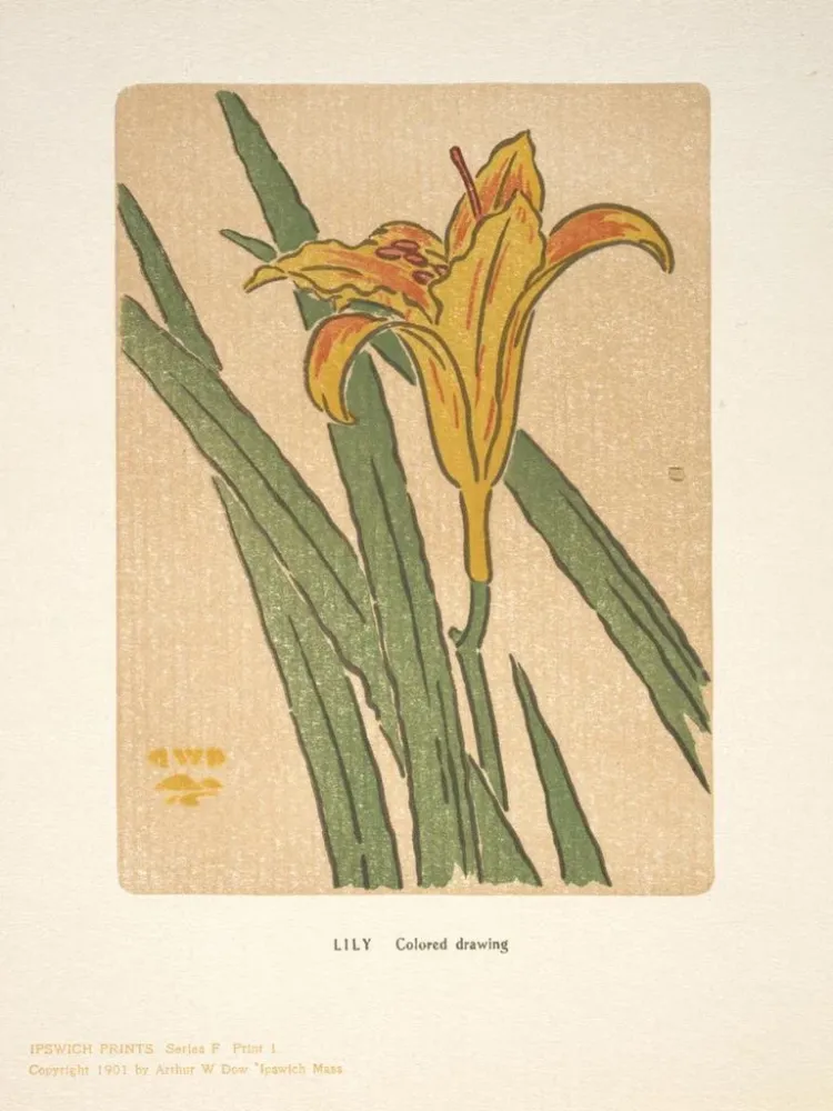 Gemälde Ipswich druckt Lily - Arthur Wesley Dow | Kunstdruck