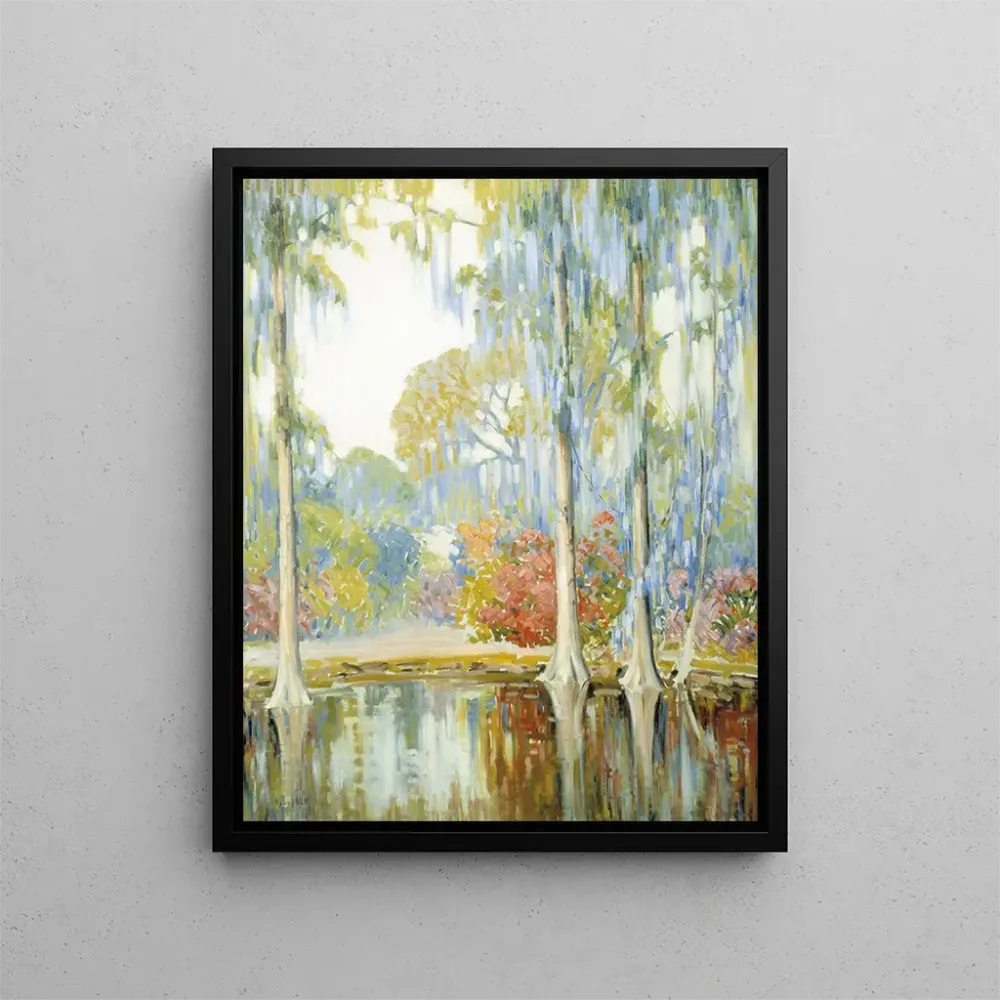 Gemälde Jardins de Magnolia - Alfred Hutty | Kunstdruck