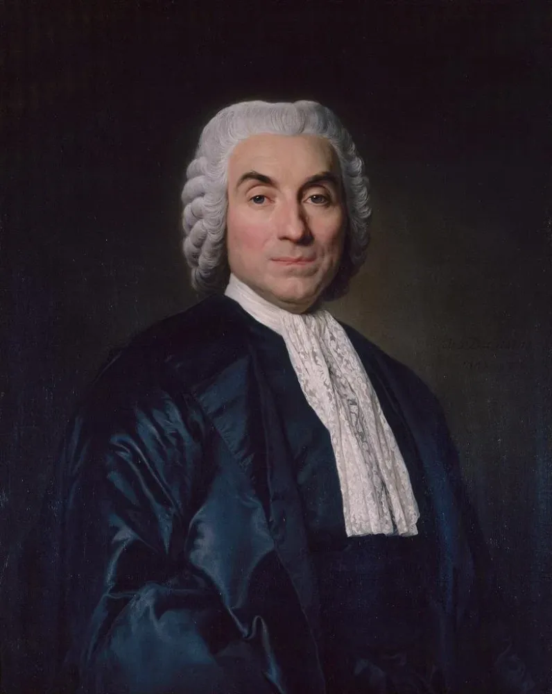 Gemälde Jean - Baptiste François, Graf von la Michodière, vom Handel ausgeschlossen (1772 - 1778) - Joseph Siffred Dupless...