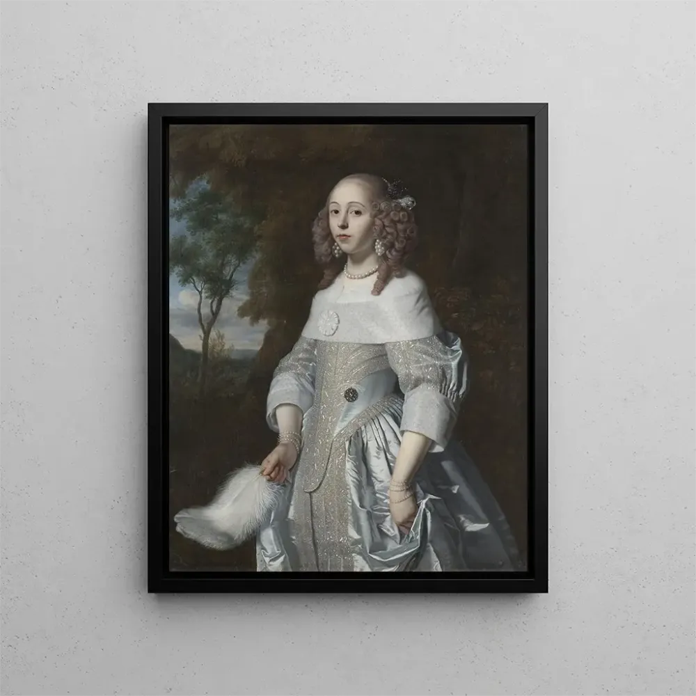 Gemälde Jeanne Parmentier 1634-1710 - Bartholomeus van der Helst | Kunstdruck