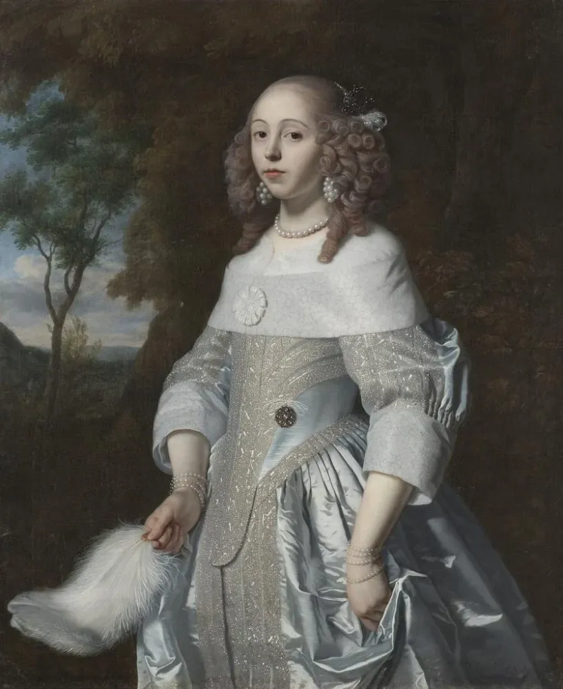 Gemälde Jeanne Parmentier 1634-1710 - Bartholomeus van der Helst | Kunstdruck