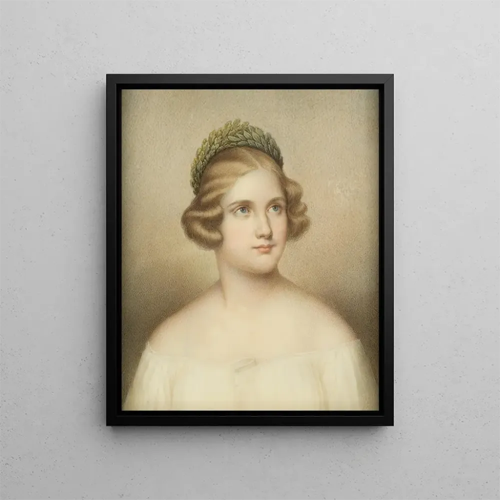 Gemälde Jenny Lind Sängerin 1820-1887 - Adolf Theer | Kunstdruck