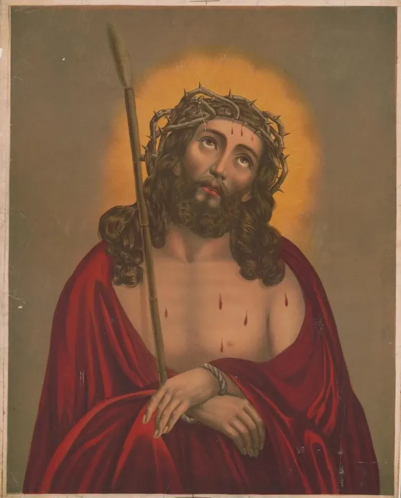 Gemälde Jesus Christus mit Dornenkrone - Anonym | Kunstdruck