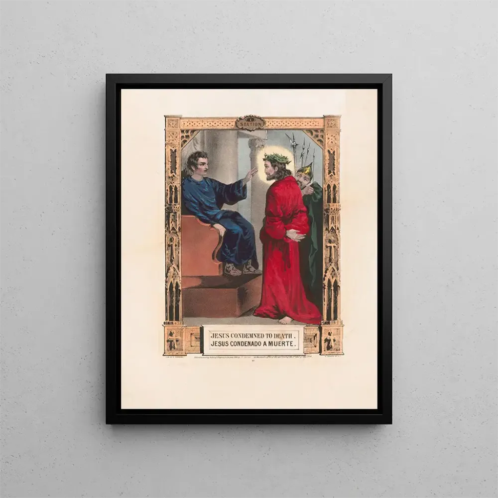 Gemälde Jesus zum Tode verurteilt - Currier & Ives | Kunstdruck