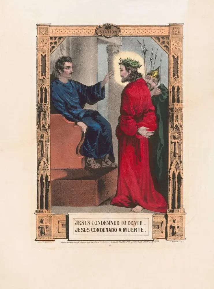 Gemälde Jesus zum Tode verurteilt - Currier & Ives | Kunstdruck