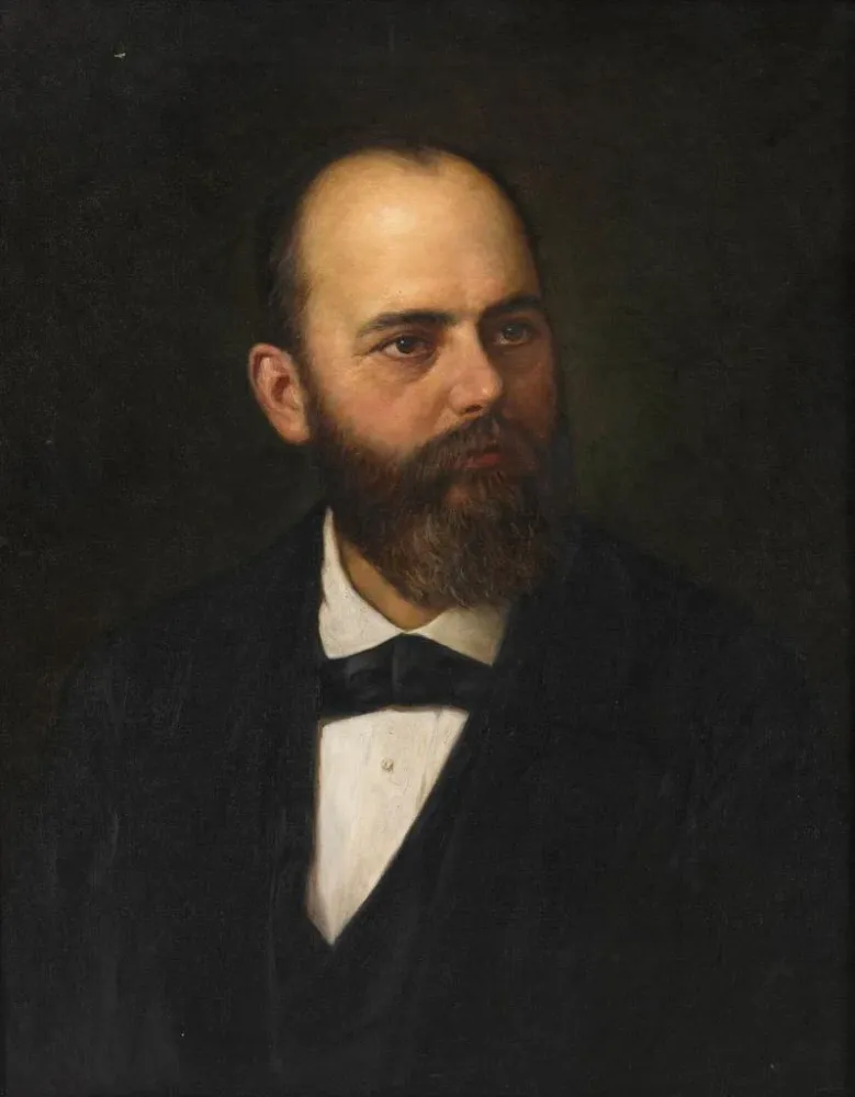Gemälde Dr Johann Ferdinand Edler von Schranck, Vizebürgermeister von Wien - Adolf Mayerhofer | Kunstdruck