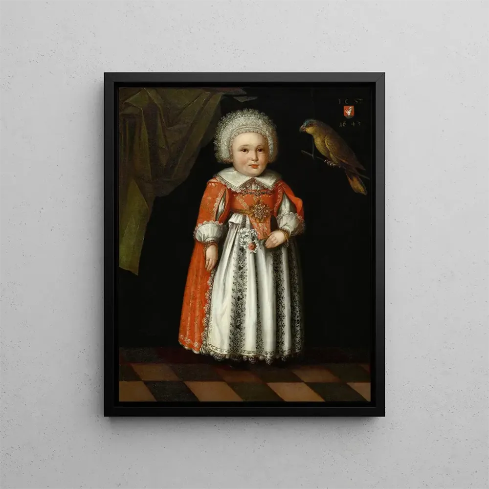 Gemälde Johanna Katharina Steiger, 2 Jahre - Albrecht Kauw
