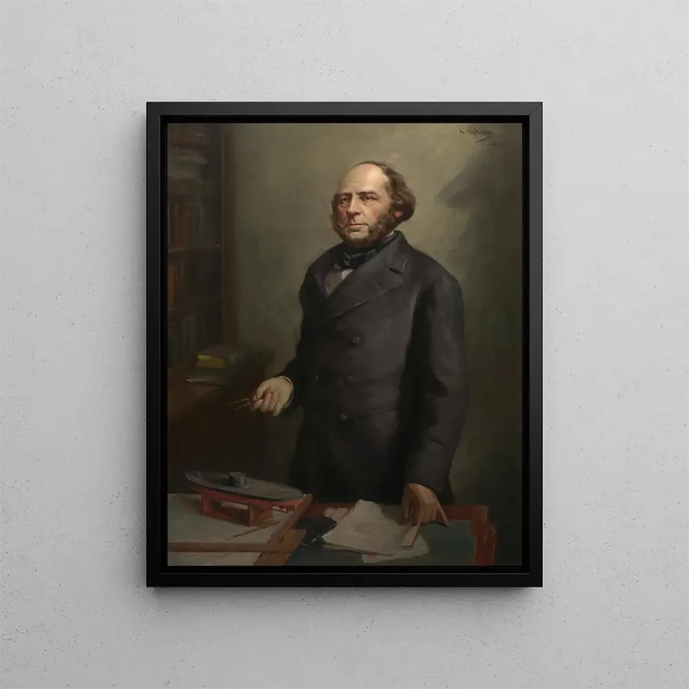 Gemälde John Ericsson - Arvid Frederick Nyholm