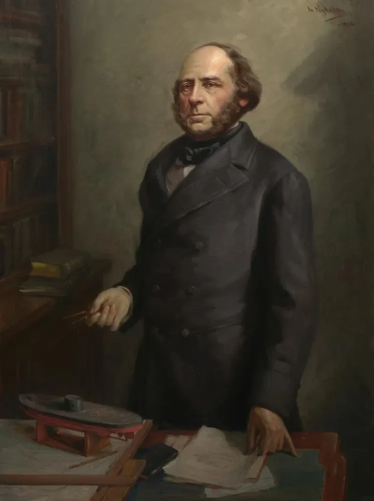 Gemälde John Ericsson - Arvid Frederick Nyholm