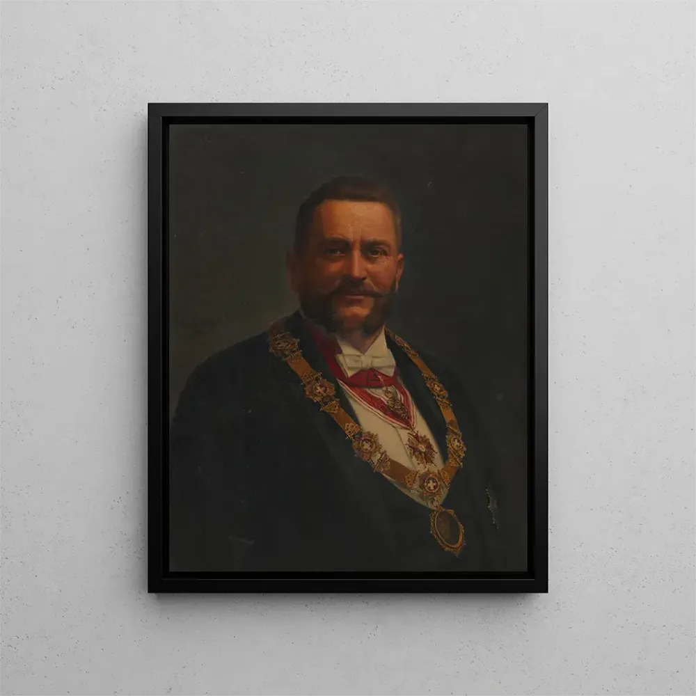 Gemälde Josef Strobach 1. Vizebürgermeister - Adolf Mayerhofer | Kunstdruck