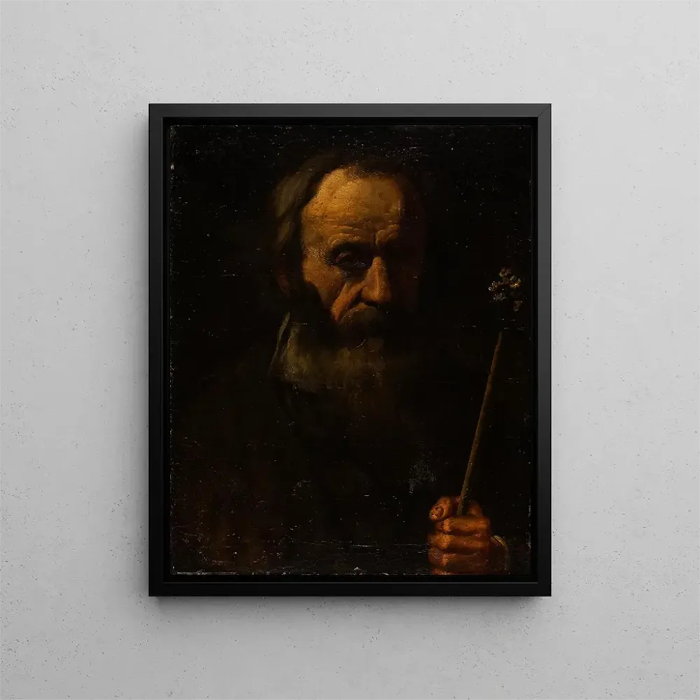 Gemälde St. Joseph mit der blumigen Rute - Anonym | Kunstdruck