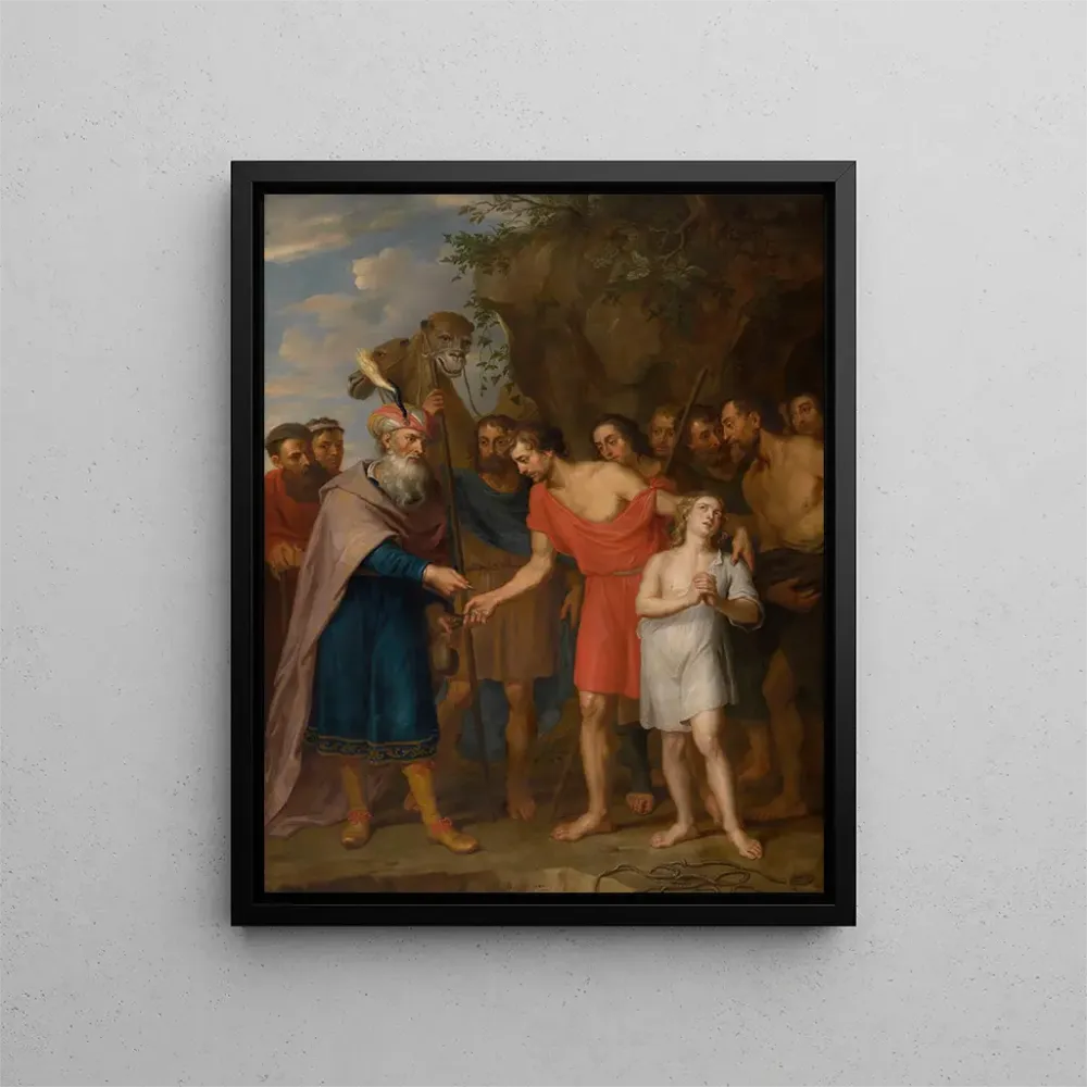 Gemälde Joseph verkauft von seinen Brüdern - Balthasar Beschey | Kunstdruck