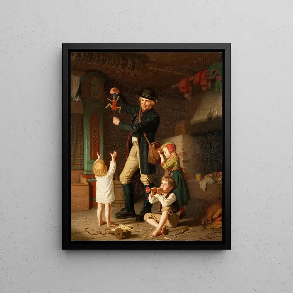 Gemälde Jumping Jack - Amalia Lindegren | Kunstdruck
