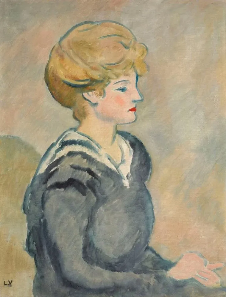 Gemälde Junge Frau Matrosenanzug - Louis Valtat | Kunstdruck