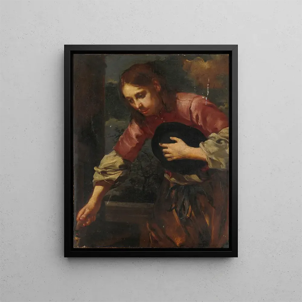 Gemälde Junge mit Hut - Bernhard Keil | Kunstdruck