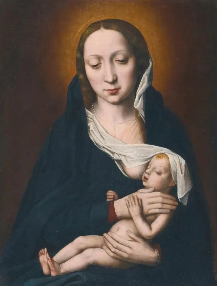 Gemälde Jungfrau mit Kind - Ambrosius Benson | Kunstdruck