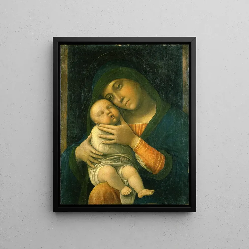Gemälde Jungfrau mit Kind - Andrea Mantegna | Kunstdruck