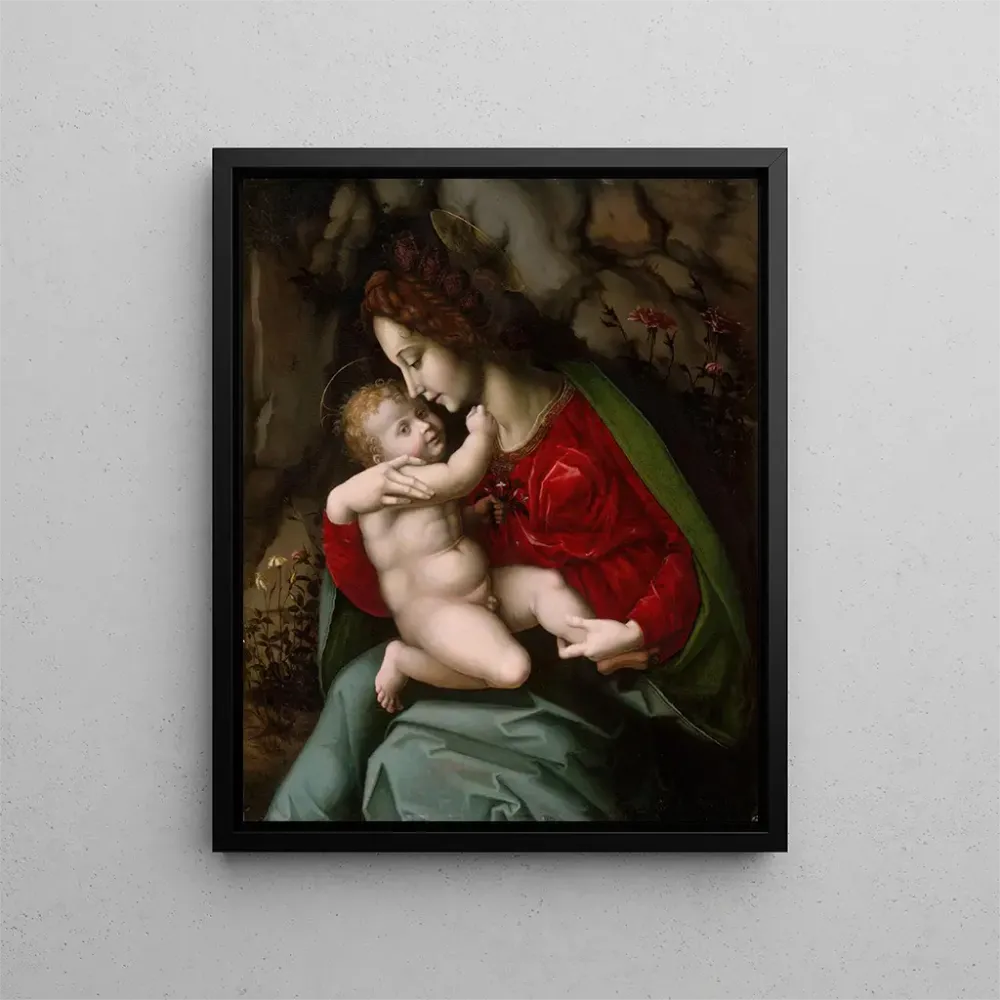 Gemälde Jungfrau mit Kind - Bacchiacca | Kunstdruck