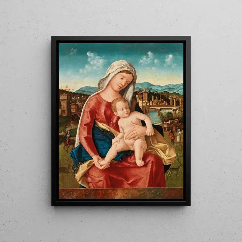 Gemälde Jungfrau mit Kind - Bartolomeo Veneto | Kunstdruck