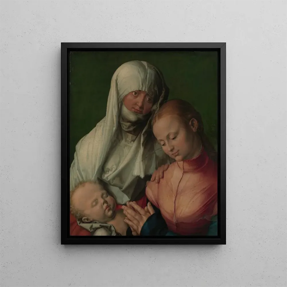 Gemälde Jungfrau mit Kind mit heiliger Anna - Albrecht Dürer | Kunstdruck
