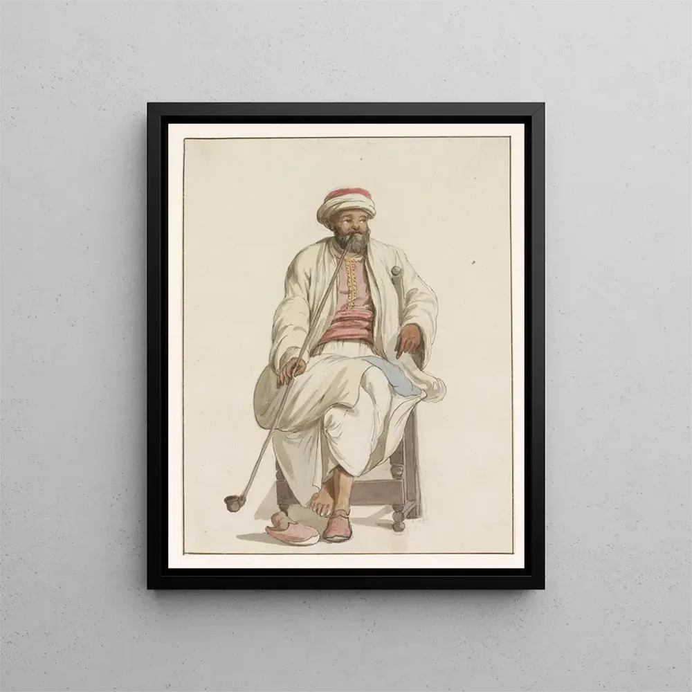 Gemälde Kadi des Sklaven turcs Malta - Abraham Louis Rodolphe Ducros | Kunstdruck