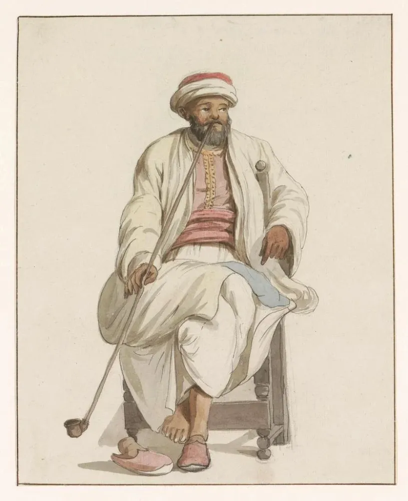 Gemälde Kadi des Sklaven turcs Malta - Abraham Louis Rodolphe Ducros | Kunstdruck