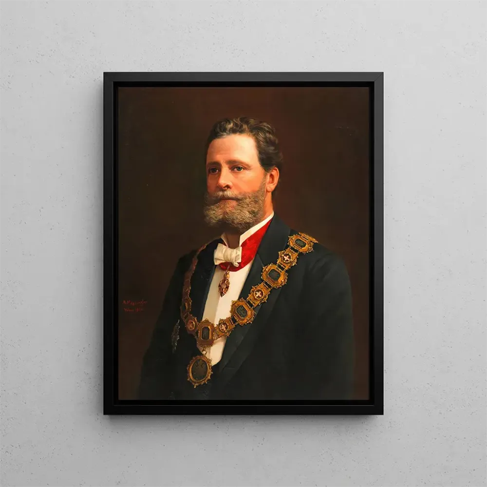 Gemälde Dr Karl Lueger Bürgermeister - Adolf Mayerhofer