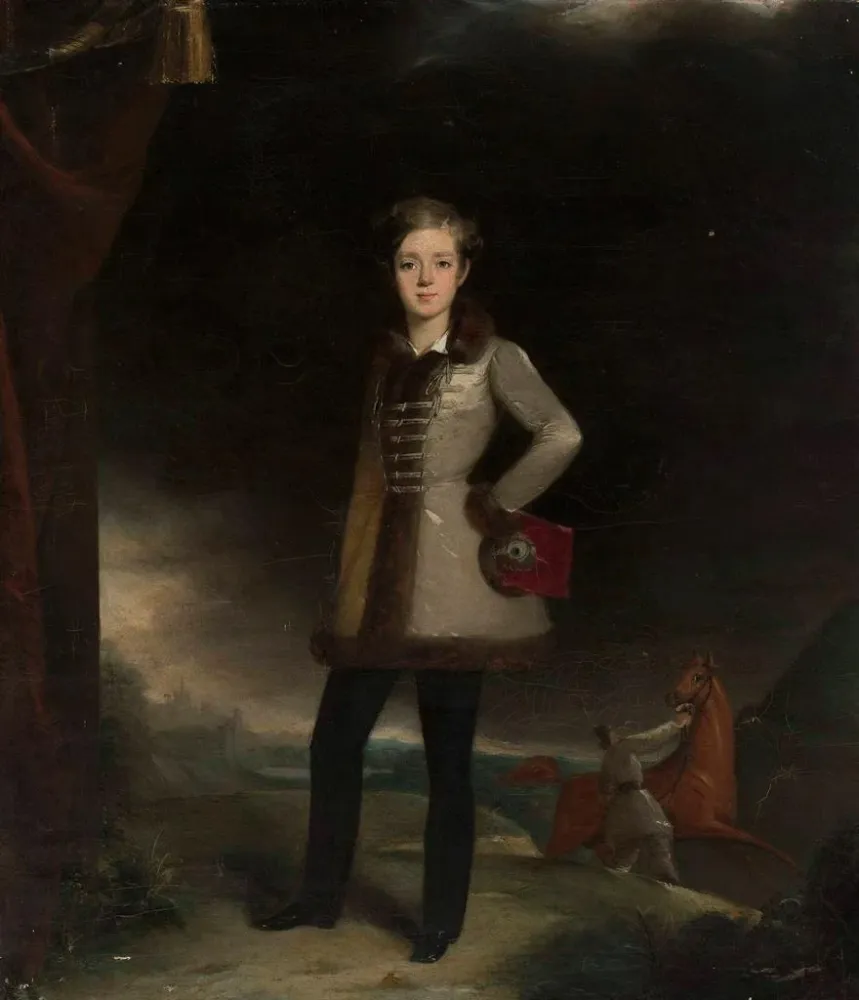 Gemälde Kinderporträt von Adam Potocki - Anonym | Kunstdruck