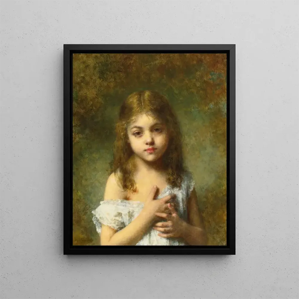 Gemälde Kindheit - Alexei Harlamoff | Kunstdruck