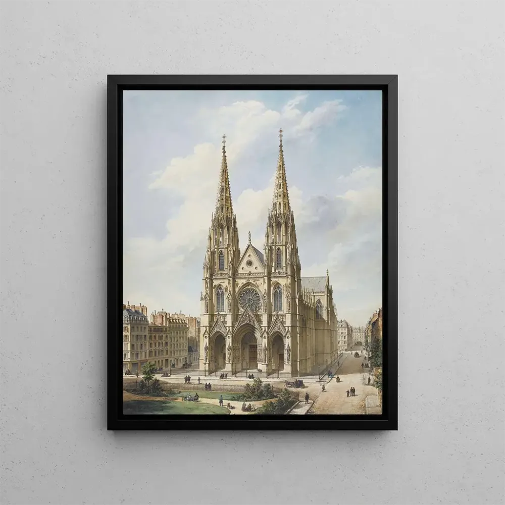Gemälde Kirche Sainte - Clotilde Paris - Max Berthelin | Kunstdruck